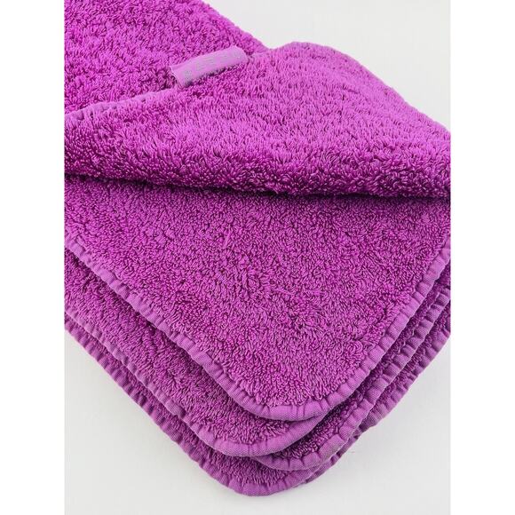 Abyss Hand Towels Pink Fuschia Orchid Egyptian Cotton Bath Mat Rug Portugal Long - Picture 9 of 11
